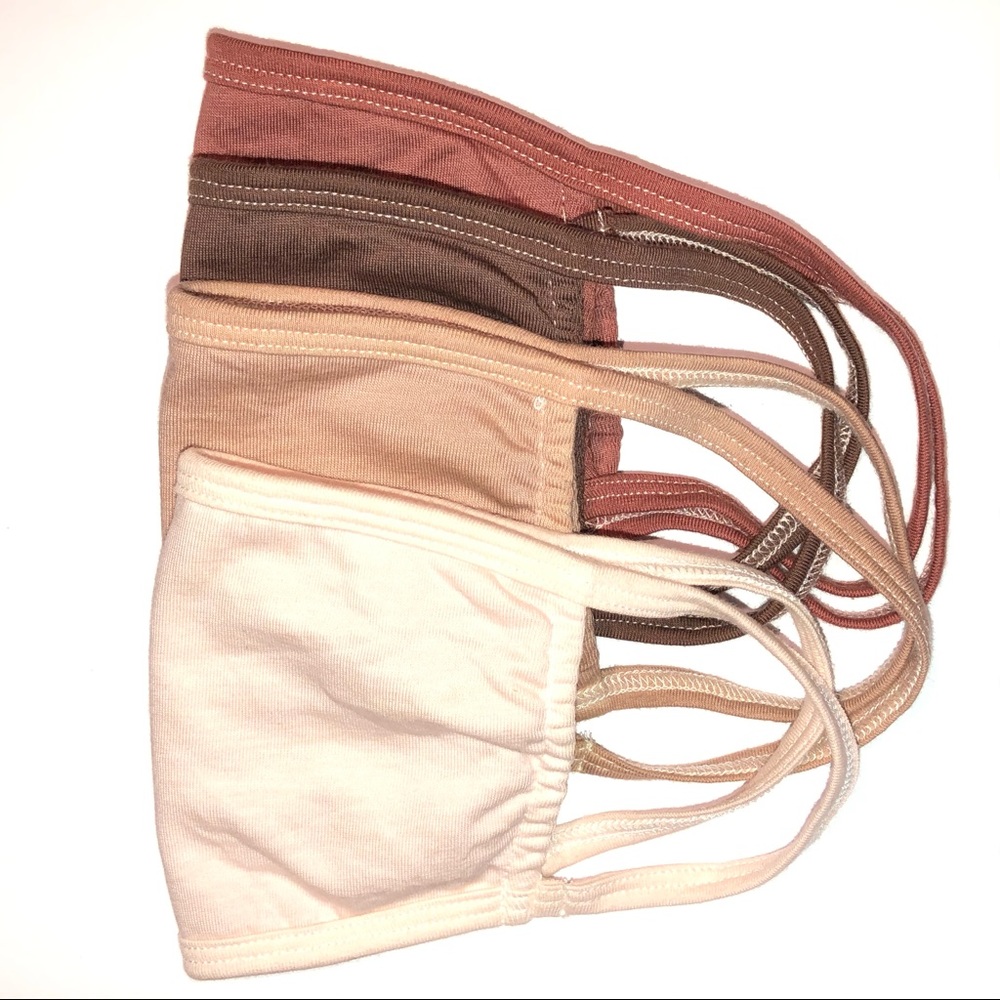 Shades of Brown Face Masks Reusable BUNDLE